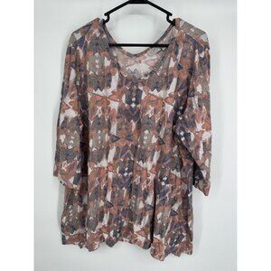 LOGO by Lori Goldstein Women's Tunic‎ Flowy top size 2XL